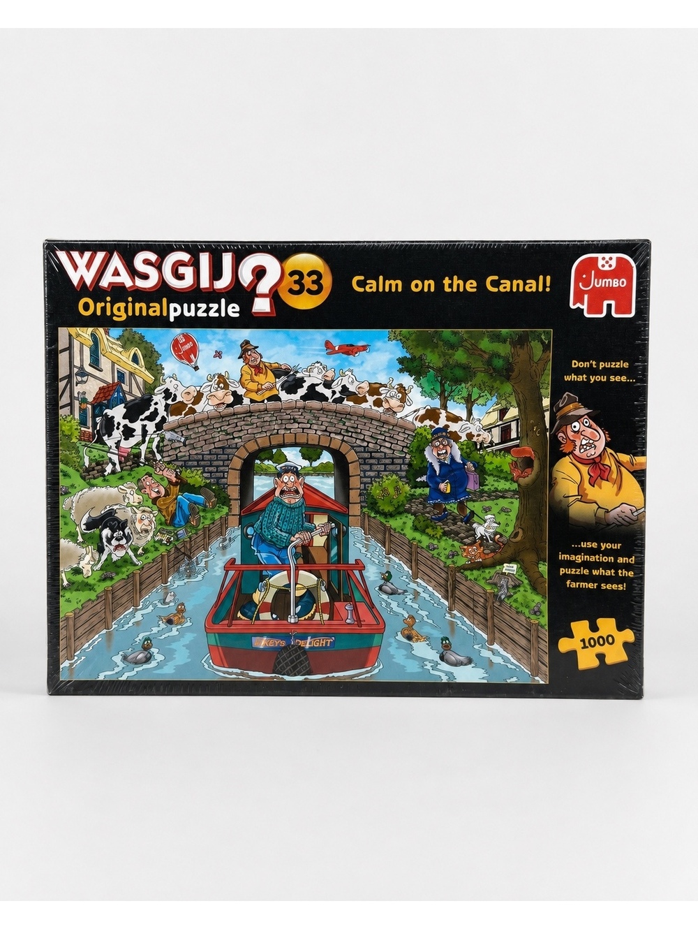 Wasgij Original 33 Calm on the Canal 1000 Piece Puzzle New Sealed